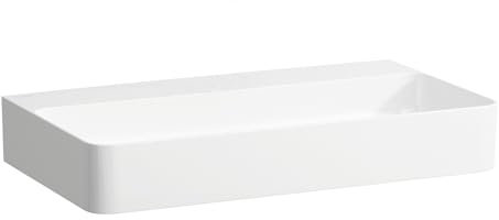 Laufen VAL Aufsatzwaschtisch, ohne Hahnloch, ohne Überlauf, US geschl. 750x420, weiß, Farbe: Weiß mit LCC