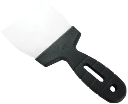 Toolty Stainless Steel Taping Knife, Flexible Wall Putty Knife, Drywall Scraper, Finishing Coat Spatula - 100mm (3.93) - DIY - TLTY-0913