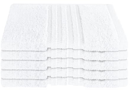 Schiesser Gästetuchset Milano - 5-teilig - 30 x 50 cm - Weiß