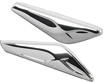 Vordere Kotflügelverkleidung, Baceyong 1 Paar Kotflügel-Blende Vorne, 51117338569 51117338570, Schutzblech-Blende Rechts Und Links Passend Für B-MVV X3 X4 F25 F26 2015 2016 2017 2018