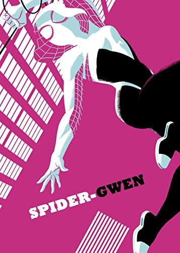 Displate – Metallposter - Magnet-Montage - Marvel - Marvel Now - Spider - Gwen - Größe L - 67,5x48cm