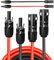 Solarkabel Verlängerung 5m 4mm²,1500V Solarkabel Verlängerungskabel,Photovoltaik Solarkabel Solarstecker,IP68 Wasserdichter Stecker (5M 12AWG)