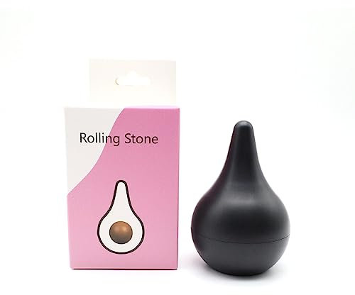 BOKIOESDE Face Oil Absorbing Roller Stone Control Face Rolling Stick Ball Abnehmbare tragbare Make up Absorptionsreinigung, Schwarz