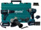 Kit 3 in 1 Trapano avvitatore con percussione + Flex Smerigliatrice Angolare + Svitabulloni Avvitatore ad impulsi due batterie incluse 68V con Motore Brushless e Valigetta