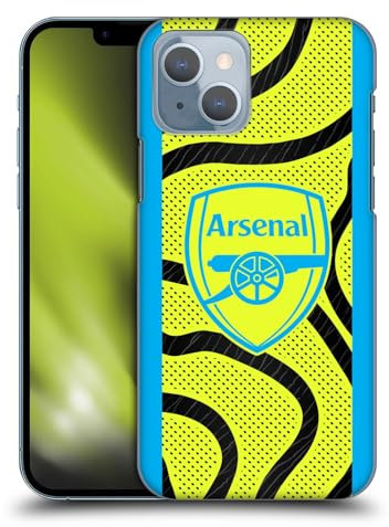 Head Case Designs Officially Licensed Arsenal FC Away 2023/24 Crest Kit Hard Back Case Compatible With Apple iPhone 14