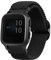 kwmobile Armband kompatibel mit Garmin Venu Sq 2 Music/Sq 2 - Nylon Fitnesstracker Sportarmband Band in Schwarz - Innenmaße von 14-22 cm