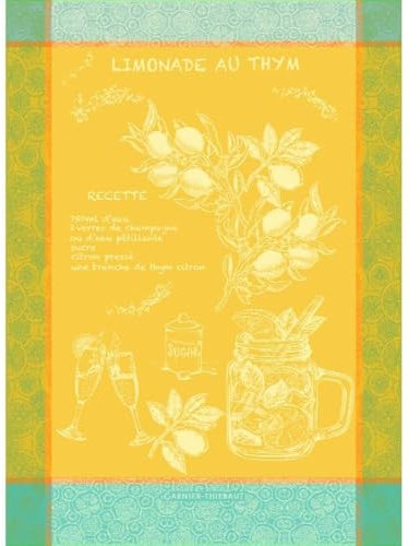 Garnier Thiebaut - Geschirrtuch Limonade Au Thym Soleil 56x77 cm Baumwolle