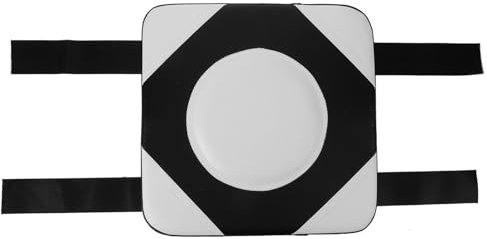 VANZACK Boxpolster Wandmontage PU Verdickt 30x30cm Schlagkissen Kickpad Boxwandziel Schlagpolster Fitness Trainingsziel Stressabbau Boxen Kickboxen für Zuhause Wand Boxmatte