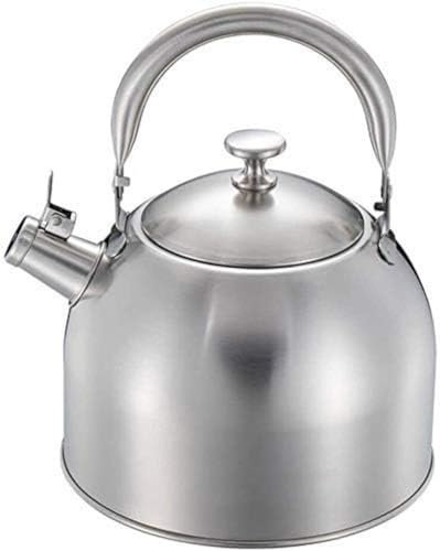 QXSJEDYCH Hervidor, Olla De Gas Moderna for Estufa, Acero Inoxidable, Agua Caliente, Té, La Mejor Tetera con Silbido Quirúrgico De Inducción, Hervidor Rápido, Dignificado-3.5L Teteras