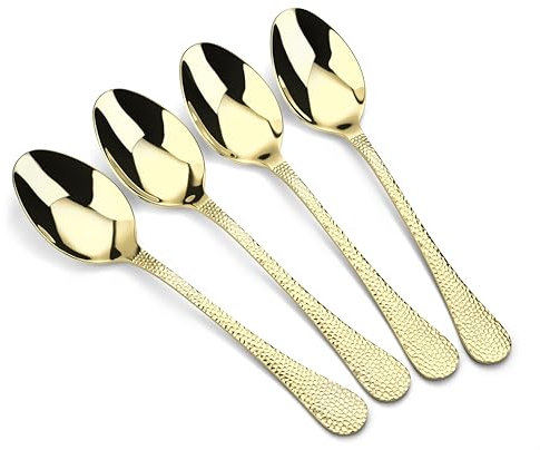 Arthur Price CAVA0011 4 Serving Spoons, Stainless Steel