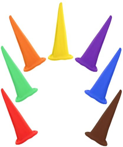 JOINPAYA 7 Stück Weihnachts-Zwerghüte: Buntes Halloween-Outfit Kostümhut Zwergenkostümhüte Zwergenhüte Für Kostüm-Weihnachtsfeier