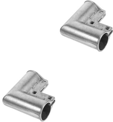 jojofuny 2pcs Chain Link Fence Gate Elbow Fence Hardware Set Simple Assembly Sturdy Connections