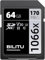 BILITU - Scheda di memoria SD XC 1066X V30 professionale da 64 GB, 170 MB/s, adatta per video blogger, registi e fotografi