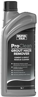 UltraTile Pro Clean Grout Haze Remover - Cement & Grout Residue Cleaner 1L