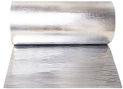 Isolierfolie Dämmfolie Isolierfolie 5 mm Wärmestrahlungsbarriere Aluminiumfolie Folie beschichtet reflektierender Schaum Strahlungswärme Dampfsperre Isolierung Isolierung-Wärmematerial Wärmedämmrolle