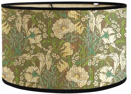 Gohytal Pantallas de lámpara, lámparas de pared vintage, pantallas decorativas, pantalla grande para lámparas de mesa, lámparas de pie, lámparas de escritorio, pantalla de velas, pantalla colgante