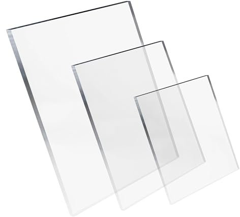 Premium Solid Clear Polycarbonate Double Sided UV Protected Sheets (6mm), Impact-Resistant, Glass Replacement, Ideal for Greenhouse Roofing, Shed Windows, and Outdoor Canopies