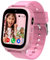 Ruopoem Smartwatch Kinder, 4G Kinder Smartwatch mit GPS und Telefon Videoanruf, GPS Uhr Kinder Anruffunktion SOS Spiel Voice Wecker Schulmodus SIM IP68 Wasserdicht Handy, Geschenke für Mädchen Jungen