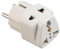 KOMBIUDA 16A Adaptateur de Voyage Européen Prise avec Double Ports pour Accessoires de Voyage Europe