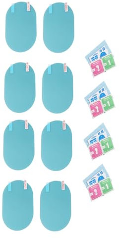 VINTORKY 4paare Fog Für Auto Rückspiegelschutzfolie Wasserdichte Film Autospiegelfolie Schutz Aufkleber Für Pkw Suv Lkw