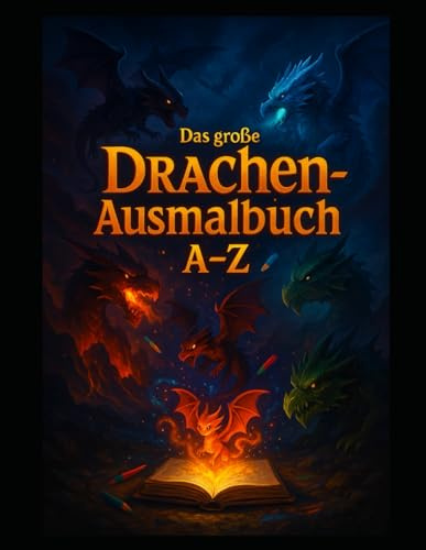Das große Drachen Ausmalbuch