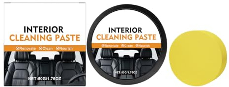 Nettoyant intérieur de voiture - 50 g - Solution de rafraichissement de la peinture pour voiture, camion, véhicule, berline, scooter, SUV, garniture en cuir, plaques en caoutchouc pour pare-brise