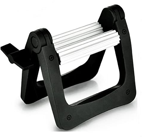 Doremy Toothpaste Squeezer Tube Wringer Dispenser Matte Plastic and Stainless Steel Aid for Cooking, Pet - Dispenser, Baking, Hair Salon, Cosmetics, Paint Tube, Color Dye (Black)