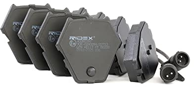 RIDEX 402B0397 Bremsbelagsatz Bremsbeläge Vorne mit Verschleißwarnkontakt ohne Zubehör Kompatibel mit AUDI A6 Avant 4B5, C5