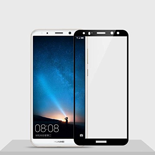 Protector de Pantalla de Cristal Templado Completo Huawei Mate 10 Lite - Negro
