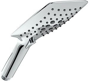 Bristan HAND21 C Large Square 3 Function Push Button Handset, Chrome