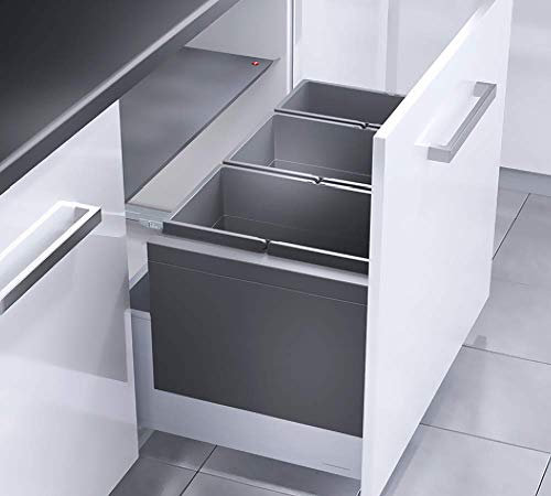 Hailo Mülleimer Einbau Abfalleimer Triple XL 74 für 80er Schränke m Frontauszug