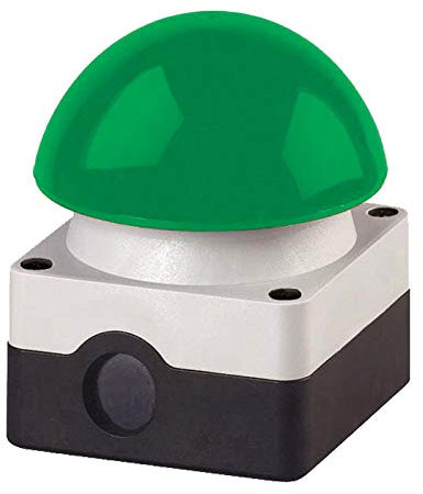 Fußtaster Pilstaster Taster IP 65 Aufputz Tor Antrieb Garagentor (Grün)