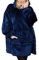 Michorinee Sherpa Hoodie Sweatshirt Kuscheldecke Ultra Weiche Warme Original TV Decke mit Ärmel und Tasche Baumwolle Fleece Kapuzen Pullover for Erwachsene Männer Damen Teenager, Marineblau