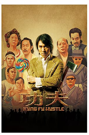 Kung Fu Hustle Filmposter Stephen Chow, dekoratives Gemälde, Leinwand, Wandkunst, Büro, Schlafzimmer, Arbeitszimmer, Wohnzimmer, Freizeit, Club, Poster, Geschenke
