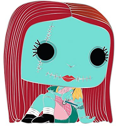 Funko Pop! Large Enamel Pin DISNEY: The Nightmare Before Christmas - Sally Emaille-Nadeln - Niedliche Brosche Zum Sammeln - Für Rucksäcke & Taschen - Geschenkidee - Offizielle Handelswaren