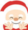 12 Servietten Weihnachtsmann Santa Claus
