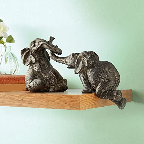 Set of 2 Shelf Elephants