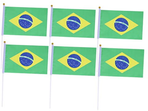 Happyyami Work Desk Decor Loch Ness Ladle 50pcs Brazil Flag Russian Flag Flags Hand Held Stick Flags Stick Flags of Country Hand Held Flags Banner Russia Desktop Country Flags on Stick