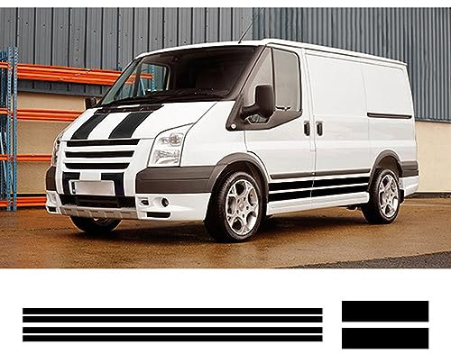 4 Stück/Lot Auto Aufkleber, für F=ord Transit MK6 MK7 Tuning-Zubehör Schutz Camper Van Sport Grafik Vinyl Motorhaube Motoraufkleber