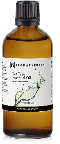 n2 Aromatherapy Huile Essentielle d’Arbre à Thé (Tea Tree) - 100 ml - pour Aromathérapie, Soins de la Peau, Mélange de Massage, Diffuseur