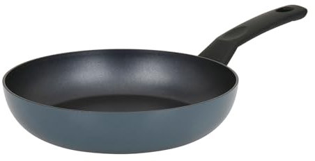 Sitram 715451, Poêle RAVIVE en Aluminium Recyclé Ø 24 cm - tous feux dont induction - Manche ergonomique Thermo-résistant - Revêtement noir anti-adhérent sans PFOA