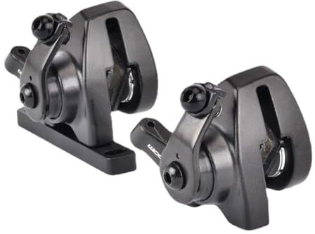 Set di freni a disco meccanici in lega di alluminio per bici da corsa per bici da corsa, resistenti, pinze per freno posteriore per rotore da 140 mm (un paio DB580)