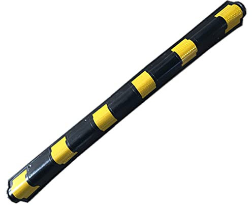 Wandschutz für Garage, Stoßstangenschutz, Gummisäule mit reflektierendem Streifen, Eckenschutz für Werkstätten, 1 cm dick, 4 Größen