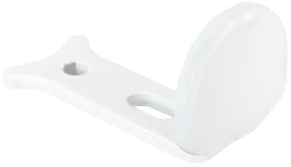 Butée d'Espagnolette - Composite et Aluminium Blanc - Butée pour Volet Battant -Fabrication française - Arrêt pour Vantaux de Volet Battant Bois PVC ou Aluminium