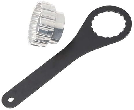 MAYANGYANG Platos para Bicicletas Plato 104 Bcd Ovalado Plato Ovalado 32 MTB(Tool and Wrench)