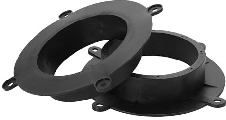VekAuto 2 Set Lautsprecher-Abstandshalter Ring Hochtöner Lautsprecher-Abstandshalter für Mazda CX-9 2016-2023 Wasserdicht für 6,5'' ABS Schwarz Front