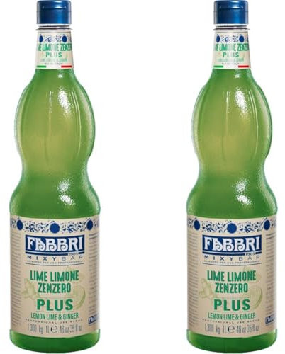 Fabbri Scrioppo Mixybar Plus Lime Limone & Zenzero (Confezione da 2)