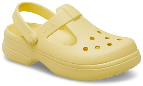 Crocs Unisex Kids Clog, Classic Mary Jane Clog T, Daylily, 10 UK Child