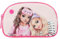 Depesche 13157 TOPModel - Kosmetiktasche Beauty and Me, in Rosa und Pink, mit Model Motiv und Aufschrift im Metallic look, Waschtasche mit Reißverschluss