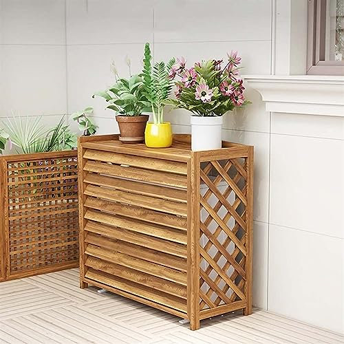 AC Cover Guardrail Net Trash Can Shell Garden Decoration Stand Balcony Plant Display Stand Air Conditioner Heat Pump Protective Grille